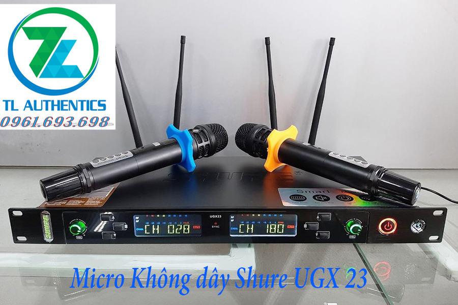 Micro Không Dây UGX 23 hàng chính hãng thế hệ 2024,có chế độ tự ngắt,Tặng kèm bộ sạc pin tiểu + 4 viên pin 1200mah