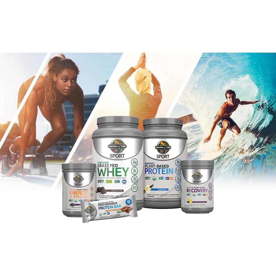 BỘT ĐẠM WHEY &amp; PROBIOTICS ĐỀ KHÁNG Garden of Life Sport Whey Protein Powder, Non GMO, VỊ VANILLA (640g)