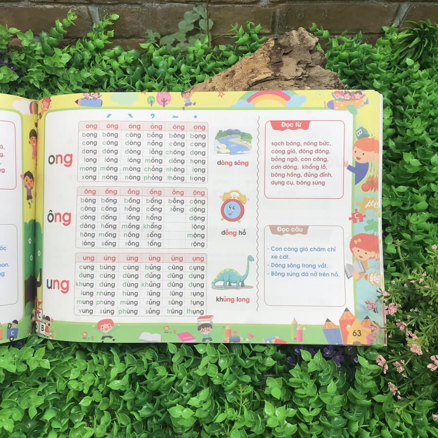 Tập Đánh Vần Tiếng Việt - Bí Quyết Giúp Con Đọc Tiếng Việt Thông Thạo 4-6 tuổi (Phiên bản 124 trang)