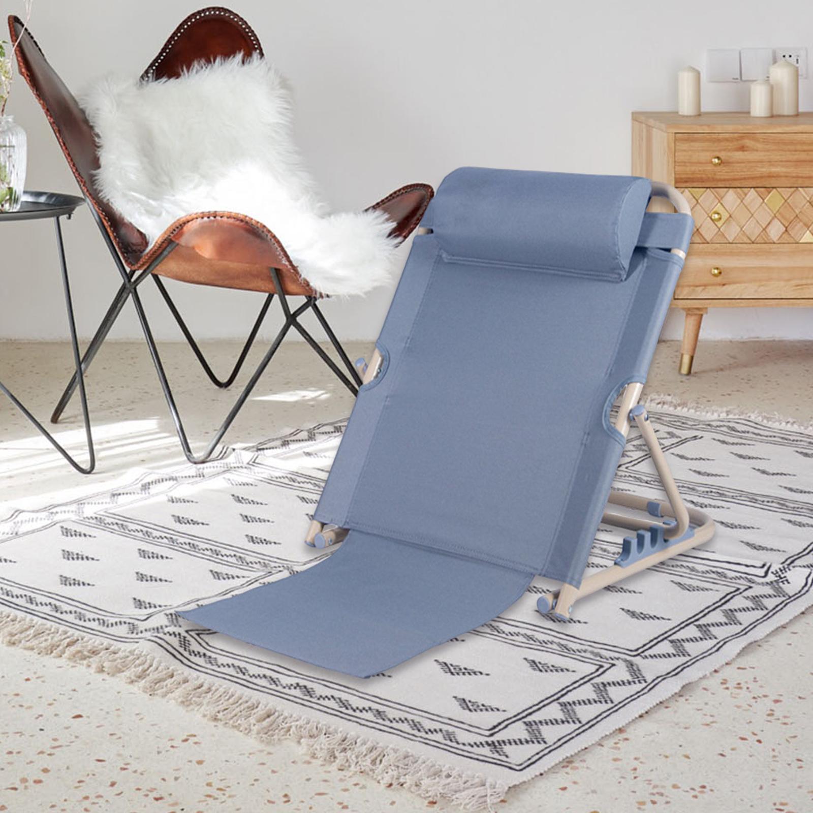 Lifting Bed Backrest Folding Bed Chair Adjustable with Head Cushion for Head