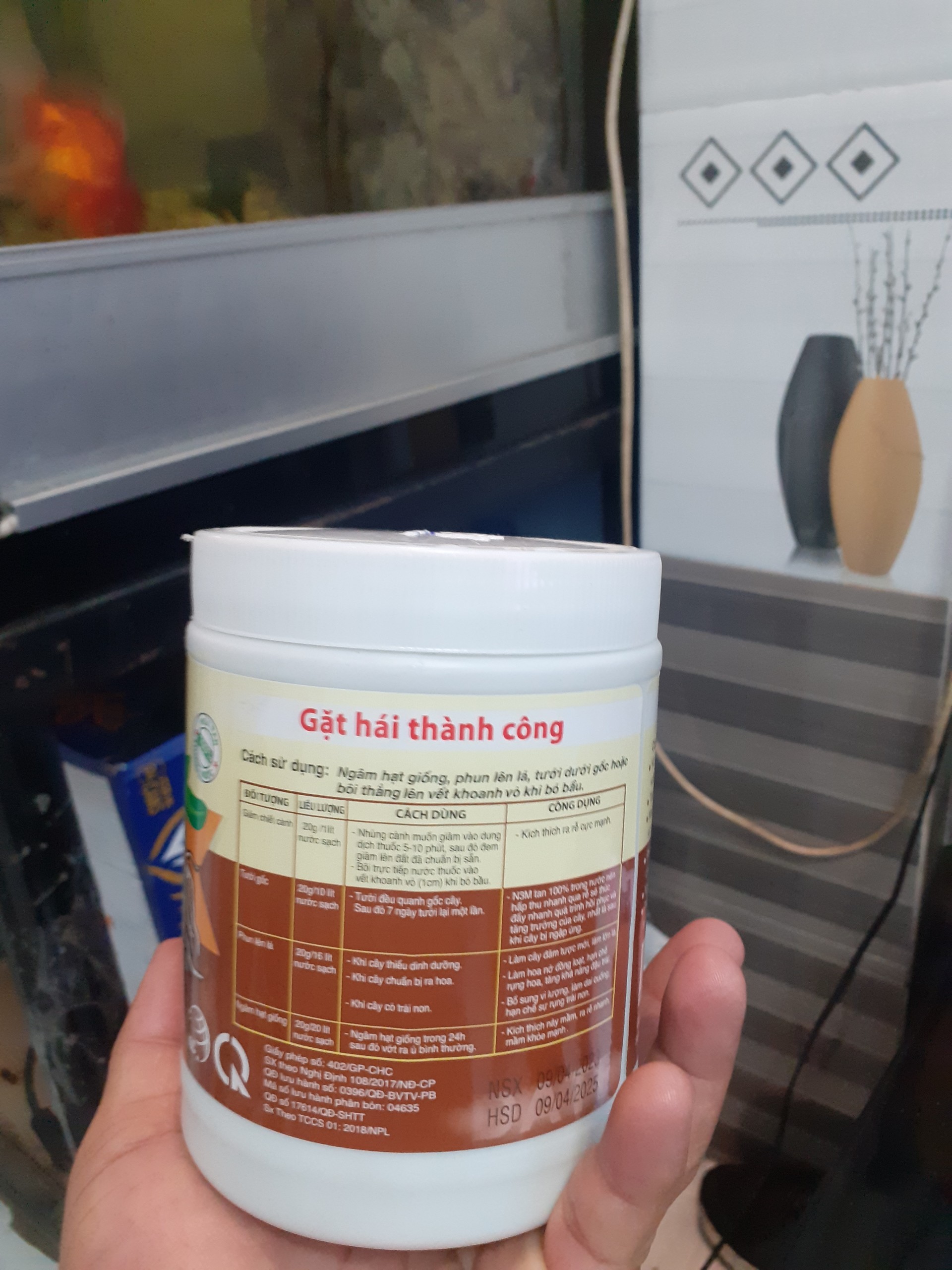 Hũ 500gr N3M ra rễ cực mạnh phân bón lá NPK