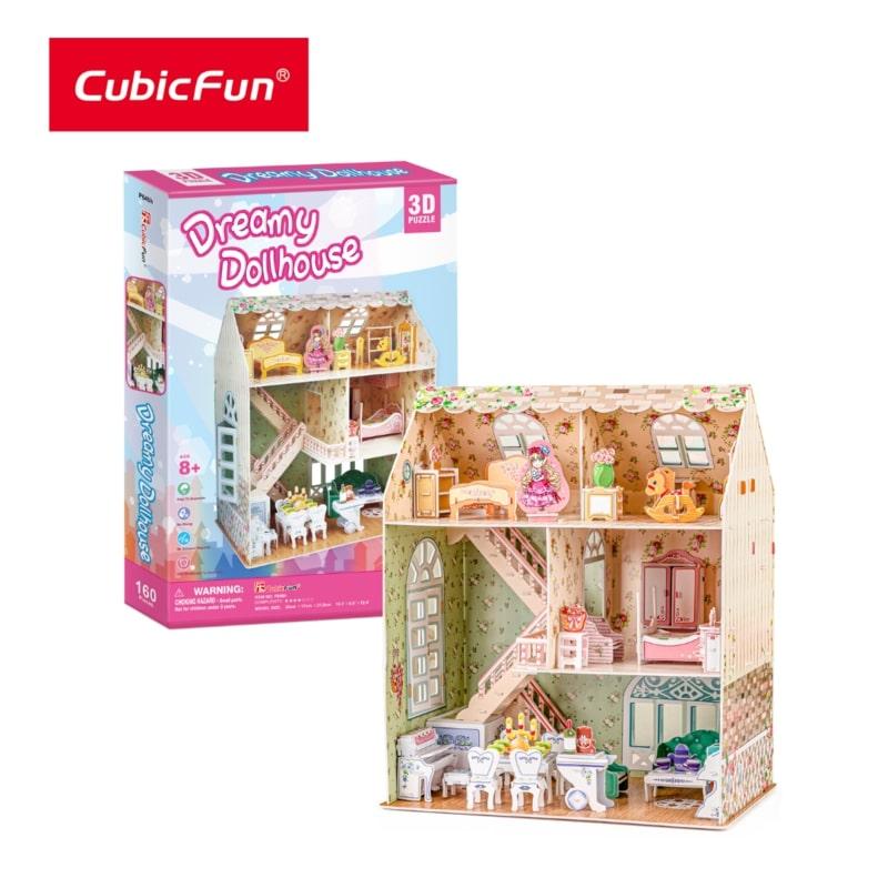 Đồ Chơi CUBIC FUN Trẻ Em Xếp Hình 3D: Ngôi Nhà Búp Bê Mộng Mơ P645H