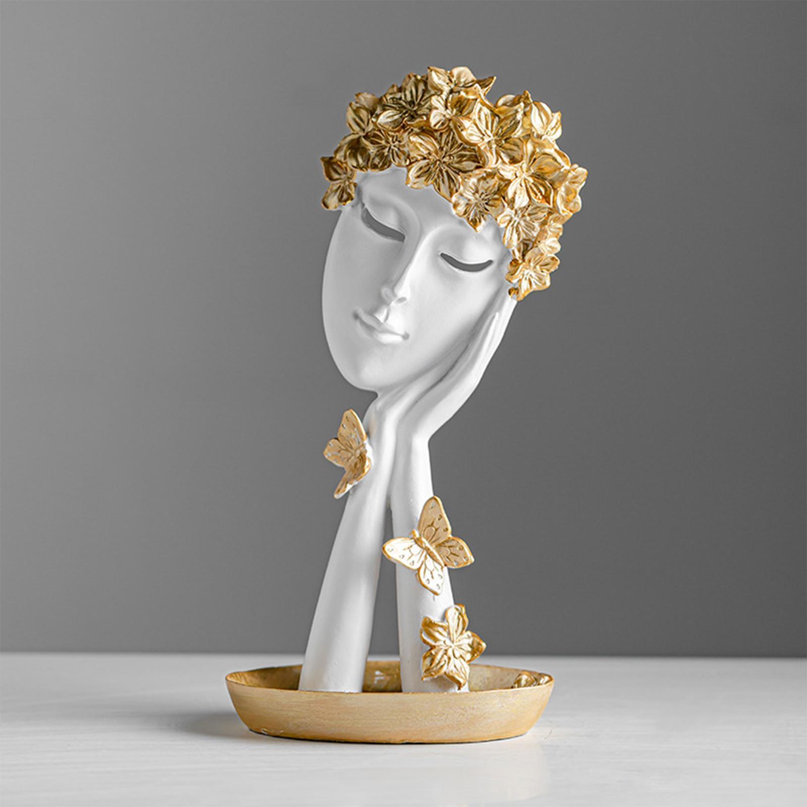 Creative Face Thinker Statue Sculpture Crafts Statue Figurine