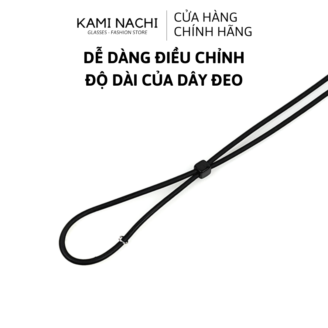 Dây đeo chống trượt cho mắt kính KAMI NACHI phiên bản nâng cấp lỗ dẹp 5mm chất liệu silicon