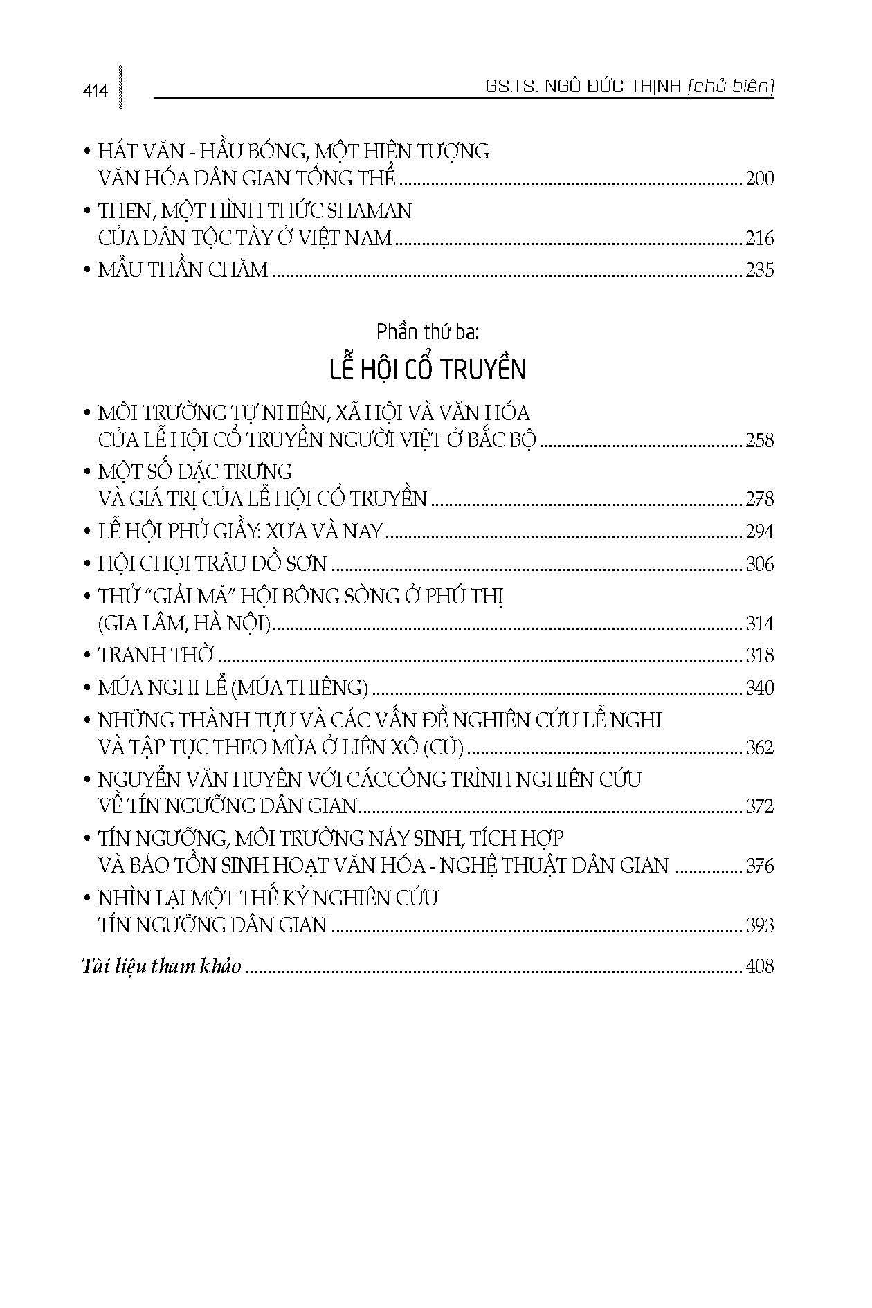 Tín Ngưỡng Lễ Hội Cổ Truyền Việt Nam (Tái bản 2025)