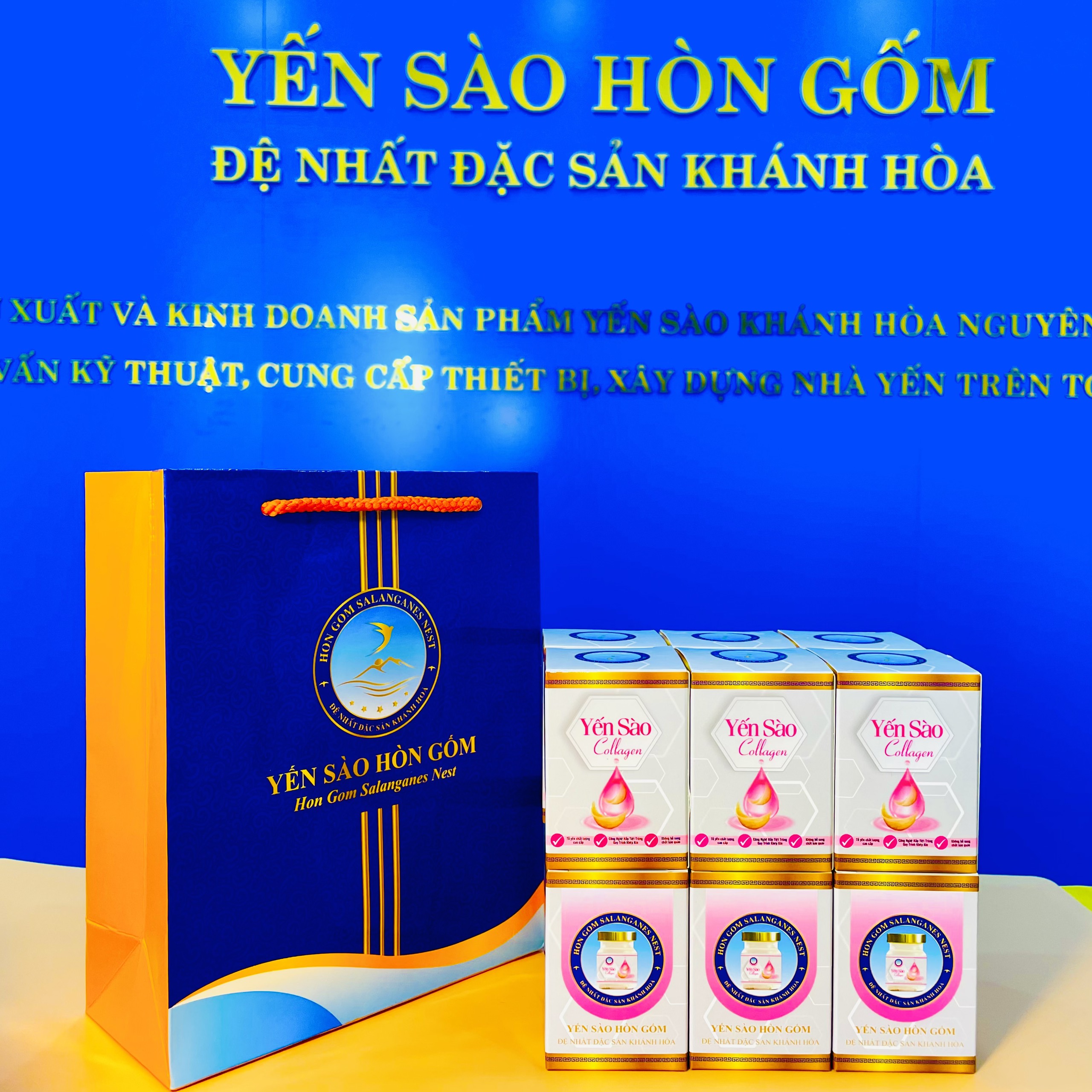 [Combo 30 lọ x 70ml] Nước Yến Sào Collagen - Yến Sào Hòn Gốm Chính Hiệu Khánh Hoà - HG SALANGANES NEST