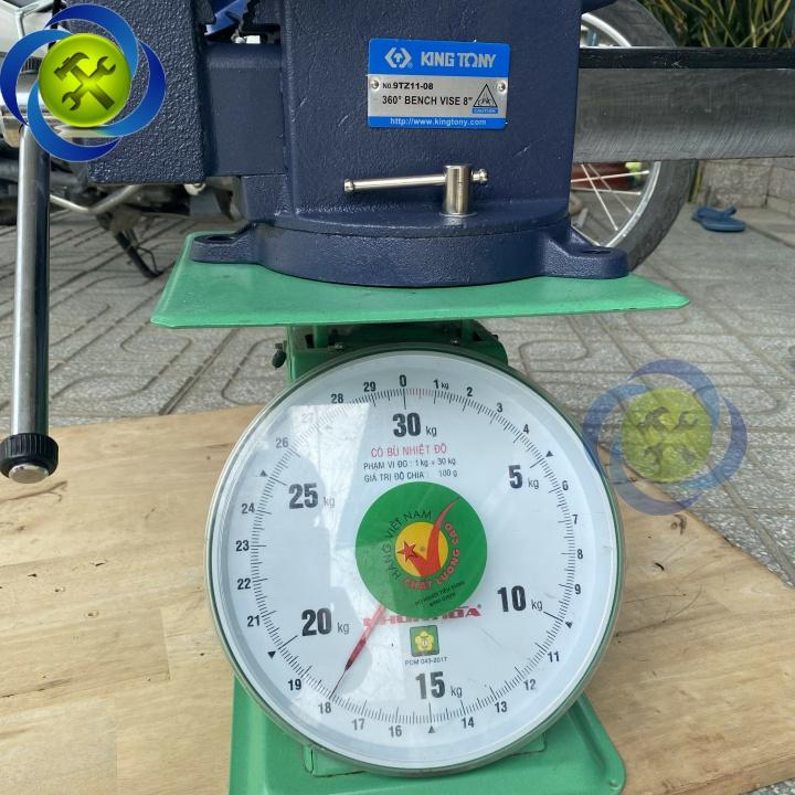 Ê tô kẹp mâm xoay Kingtony 9TZ11-08 hàm mở 225mm