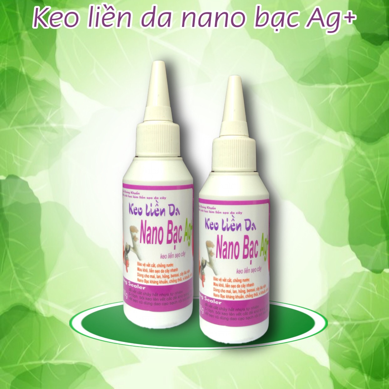 Keo Liền Da Cho cây trồng Nano Bạc - Ag+ - 100g