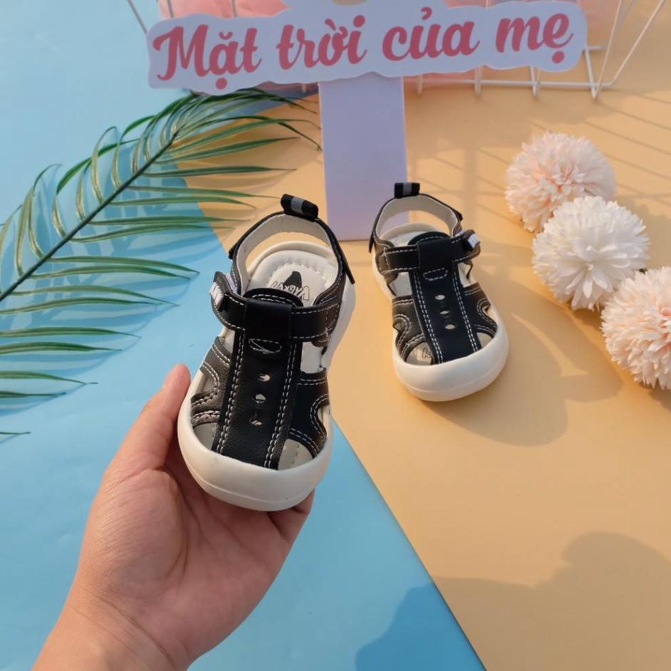 Sandal Bé Trai Quai Hậu Mũi Cao Chống Trơn Chống Vấp Cho Bé Từ 0 - 2 Tuổi