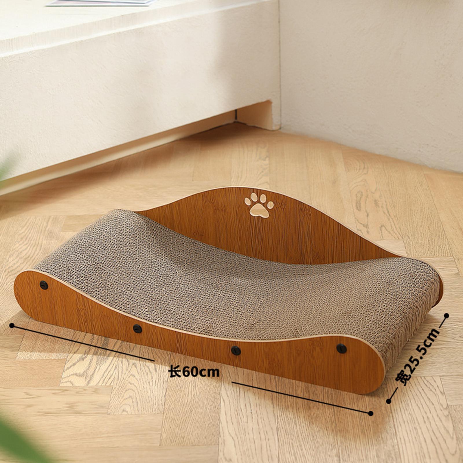 Scratching Lounge Bed Kitty Grinding Claw House Play Cat Scratcher Cardboard