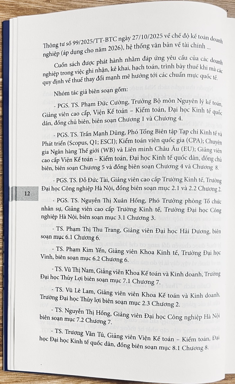 Sách Thuế Và Kế Toán Thuế Trong Doanh Nghiệp - Lý Thuyết Và Thực Hành (Tái Bản Lần Thứ Hai) - Đại Học Kinh Tế Quốc Dân