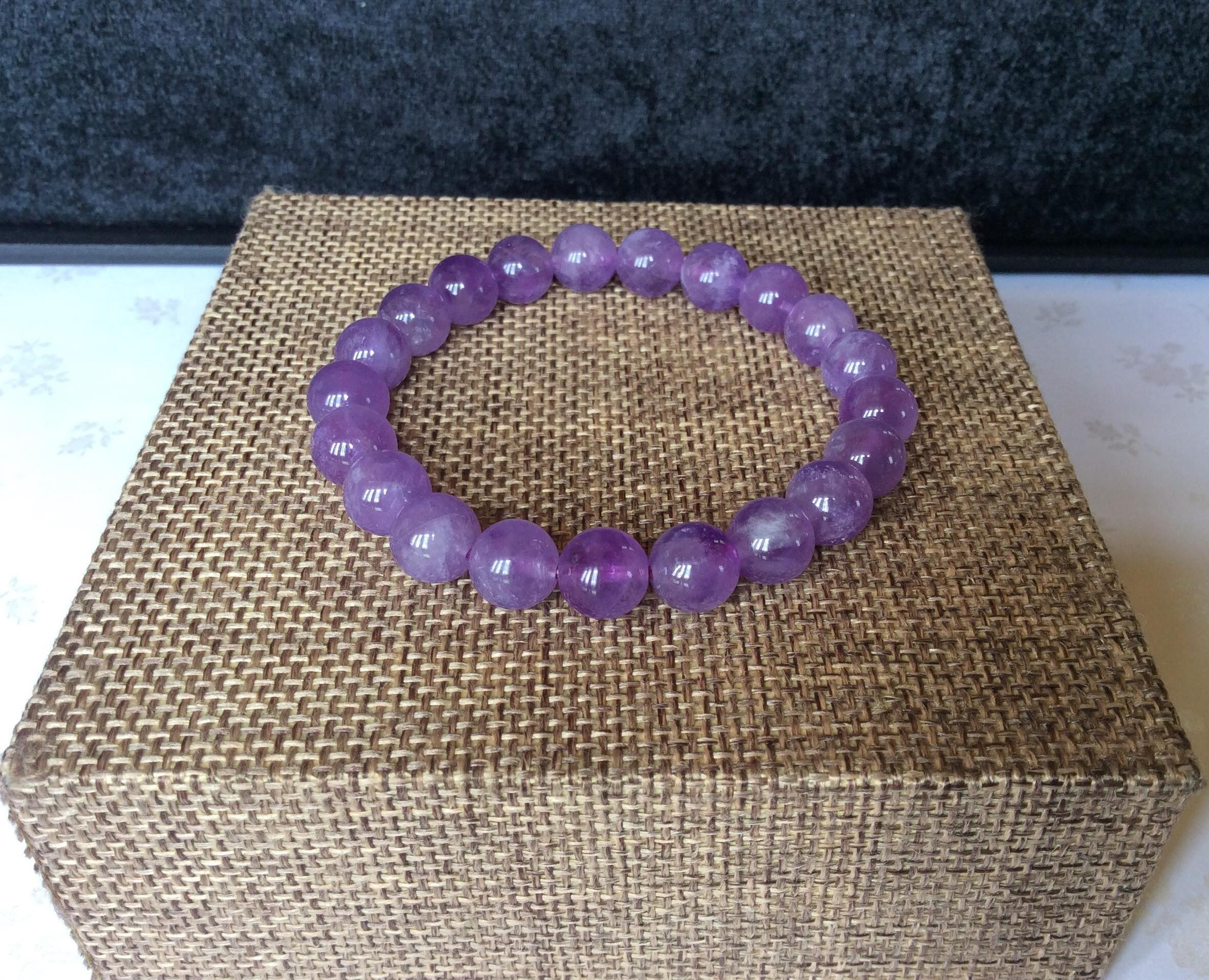 Vòng tay đá Thạch anh Tím 