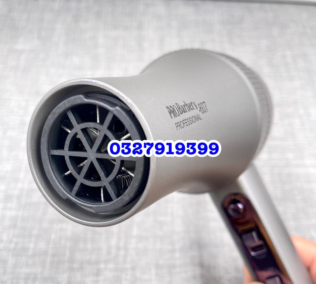 Máy sấy tóc cao cấp PRO Barber 607 - 2 chiều nóng lạnh