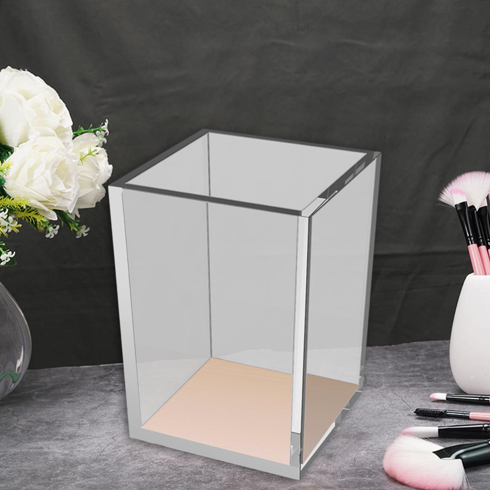 Makeup Brush Holder for Vanity Eyebrow Pen Container Organizer Golden