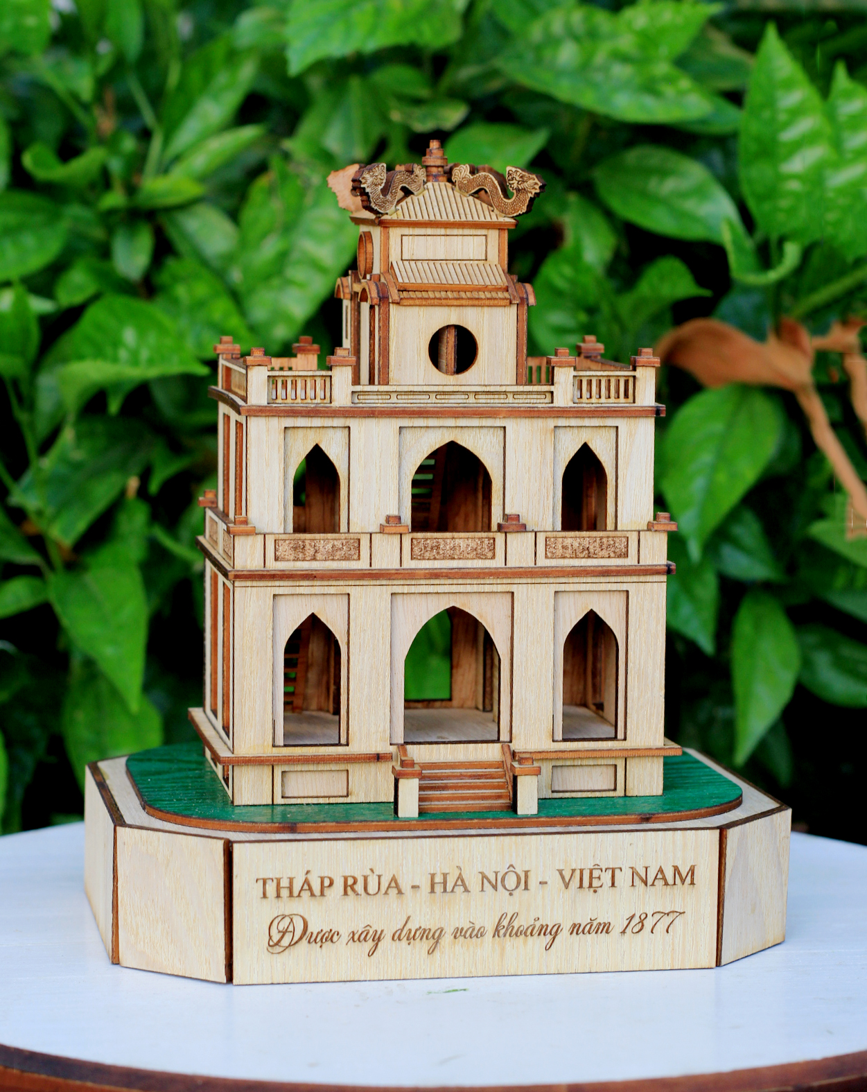 Mô hình tháp Rùa Hà Nội
