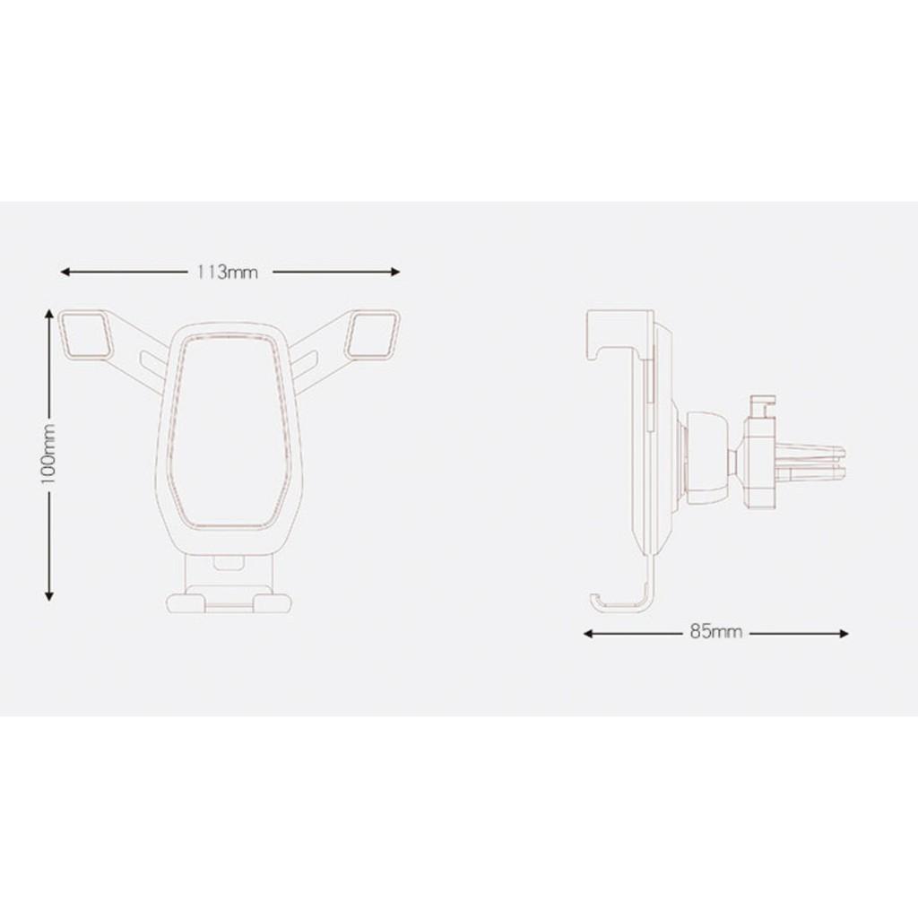 Giá Đỡ Điện Thoại Trọng Lực Trên Ô Tô Gắn Trên Cửa Gió Điều Hòa Xe Hơi