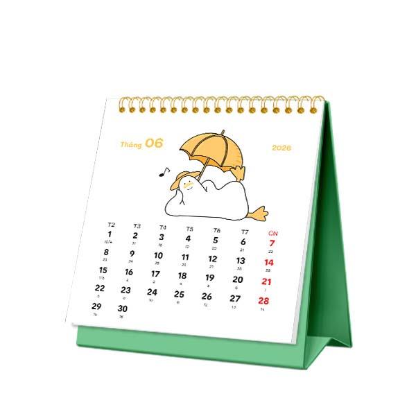 Lịch Bàn Mini - Duok Chill