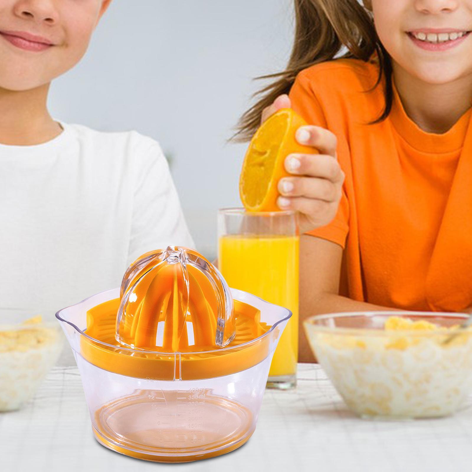 Manual Hand lemon Orange Juicer Transparent Body for Kitchen Juicing