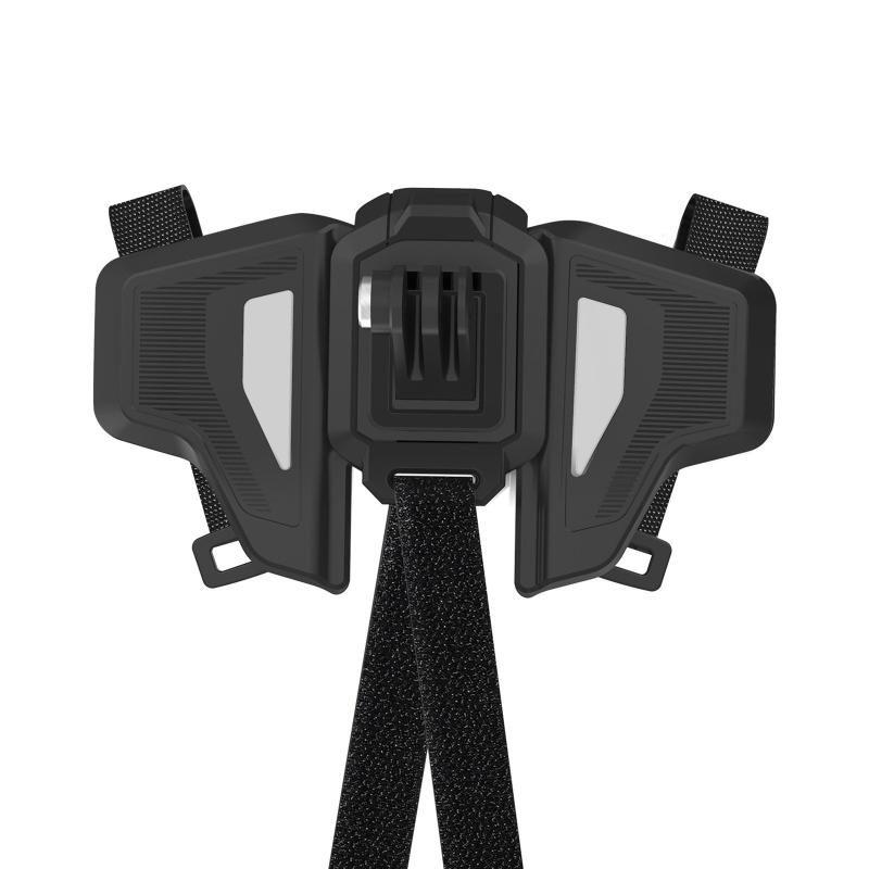 Mũ bảo hiểm xe máy phía trước cằm giá đỡ giá đỡ chân máy cho Go Pro Hero 8 7 5 Máy ảnh thể thao màu đen mũ bảo hiểm Chin đứng Axfy