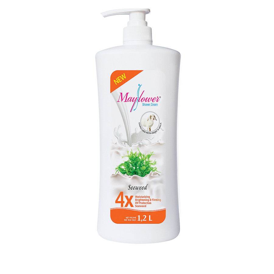 Sữa tắm Mayflower Seaweed Goat milk 1200ml