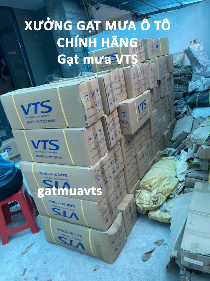 Bộ 02 chiếc, GẠT MƯA Ô TÔ CHÍNH HIỆU, Gạt mưa vts, lưỡi silicon, gạt siêu bền, sạch sẽ, êm ái, chất lượng cao, GARAOTO