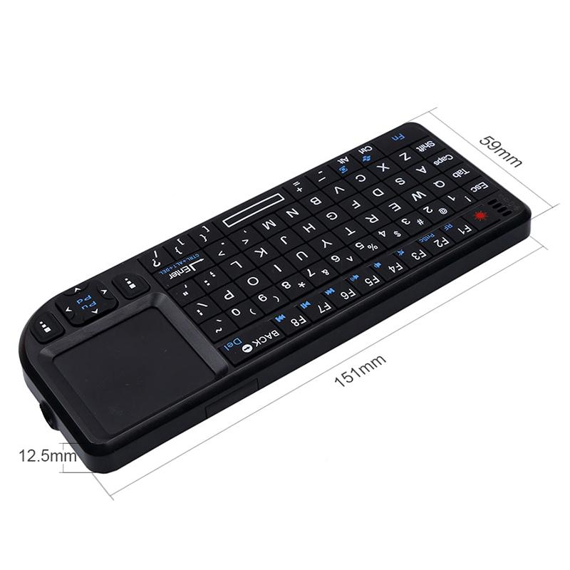 Mini 2.4G RF Bàn Phím Không Dây 3 Trong 1 Bàn Phím Mới Có Bàn Di Chuột Mouse Thích Hợp Cho Máy Tính Xách Tay Thông Minh Truyền Hình hộp