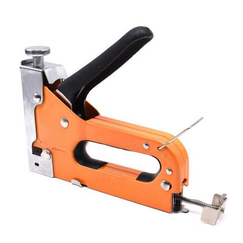 Heavy Duty 3 in 1 Hand Staple Gun Tacker Chromed with 600 Staples DIY