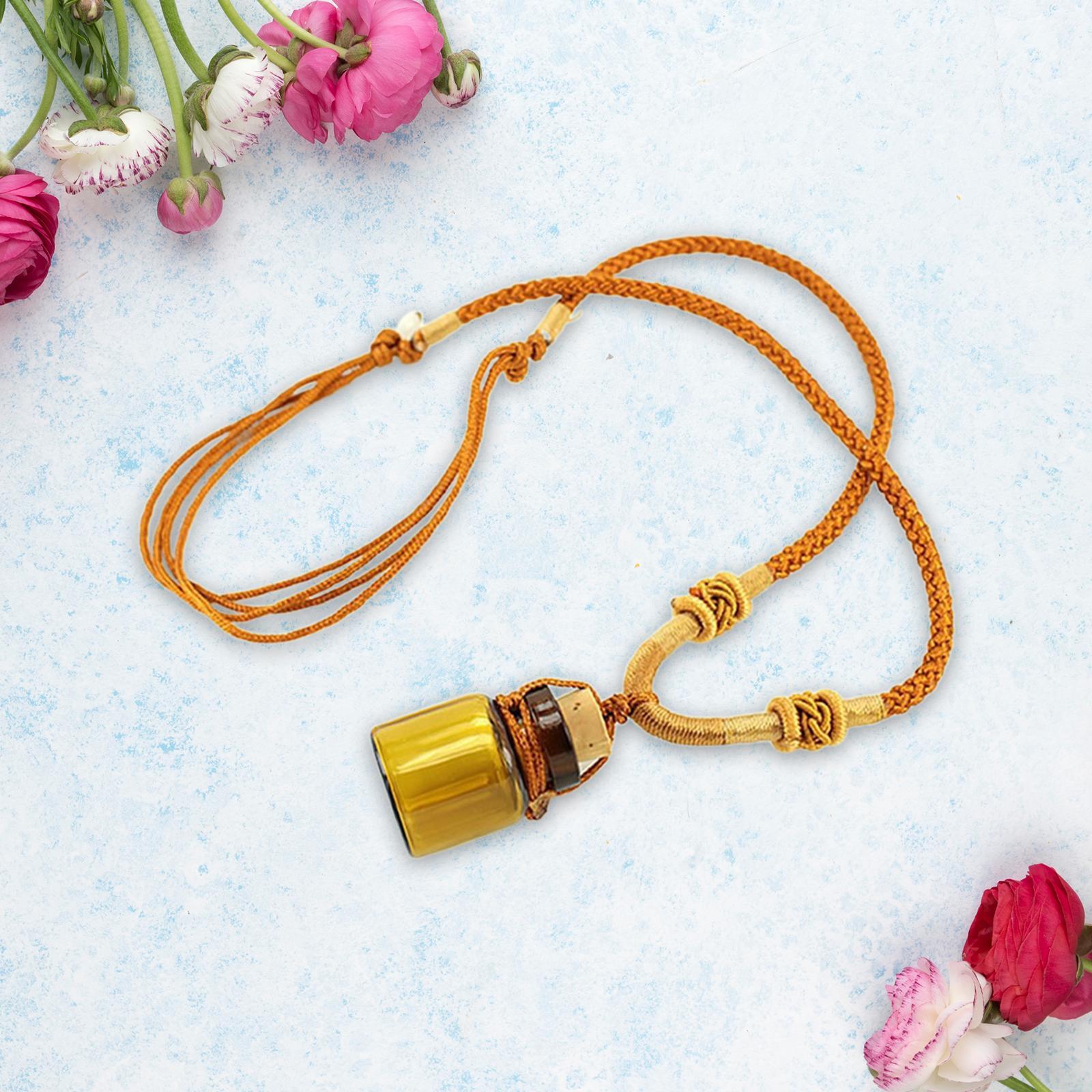 2ml Perfume Bottle Pendant Necklace fragrance Diffuser Necklace for Women Gift