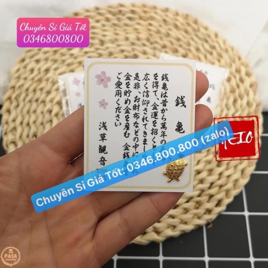 Rùa Vàng May Mắn để ví, ốp điện thoại - Rùa Vàng ASAKUSA