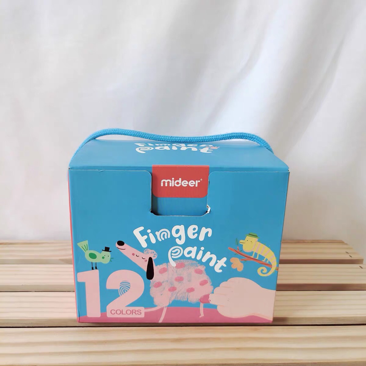 Mideer Màu Vẽ Bằng Tay Finger Paint loại 12 tuýp màu cho bé từ 3 tuổi