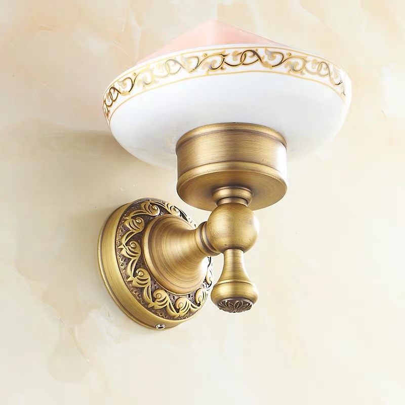 Giá đựng xà phòng nhà tắm bằng đồng cao cấp LI-GD404B – Phong cách cổ điển, sang trọng