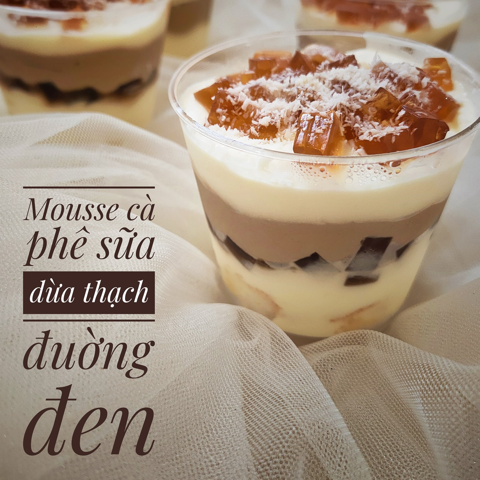 Set 50 Ly Tiramisu Nắp Cầu 200ml LC-7770