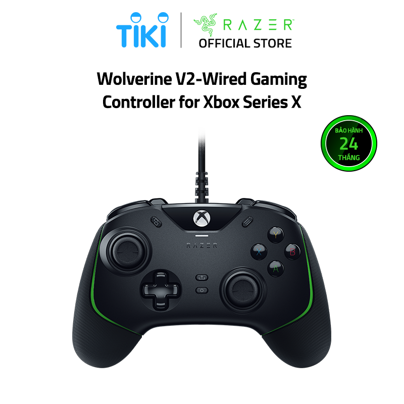 Tay cầm chơi game Razer Wolverine V2-Wired Gaming Controller for Xbox Series X_RZ06-03560100-R3M1- HÀNG CHÍNH HÃNG