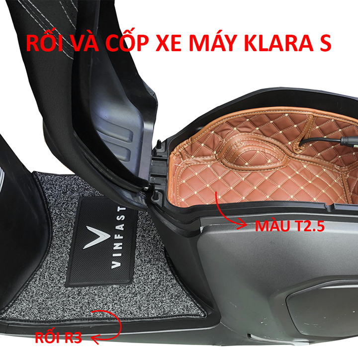 Tấm lót cốp xe máy điện VinFast Klara S 2019