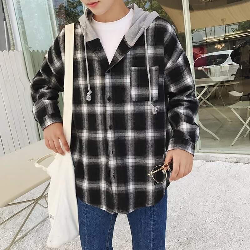 ÁO KHOÁC FLANEL CARO - FORM RỘNG UNISEX
