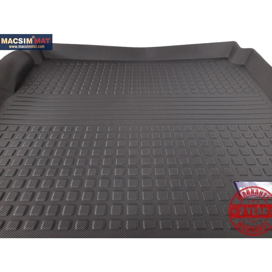 Thảm lót cốp xe ô tô LANDROVER Discovery 4 nhãn hiệu Macsim chất liệu TPV cao cấp màu đen