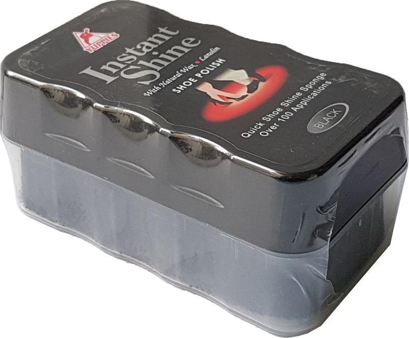 Đánh bóng nhanh đồ da đen Yuppies Instant Shine Shoe Polish - Black
