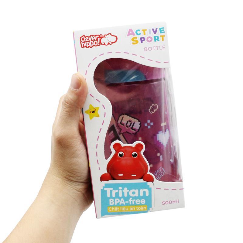 Bình Nước Clever Hippo 500 ml