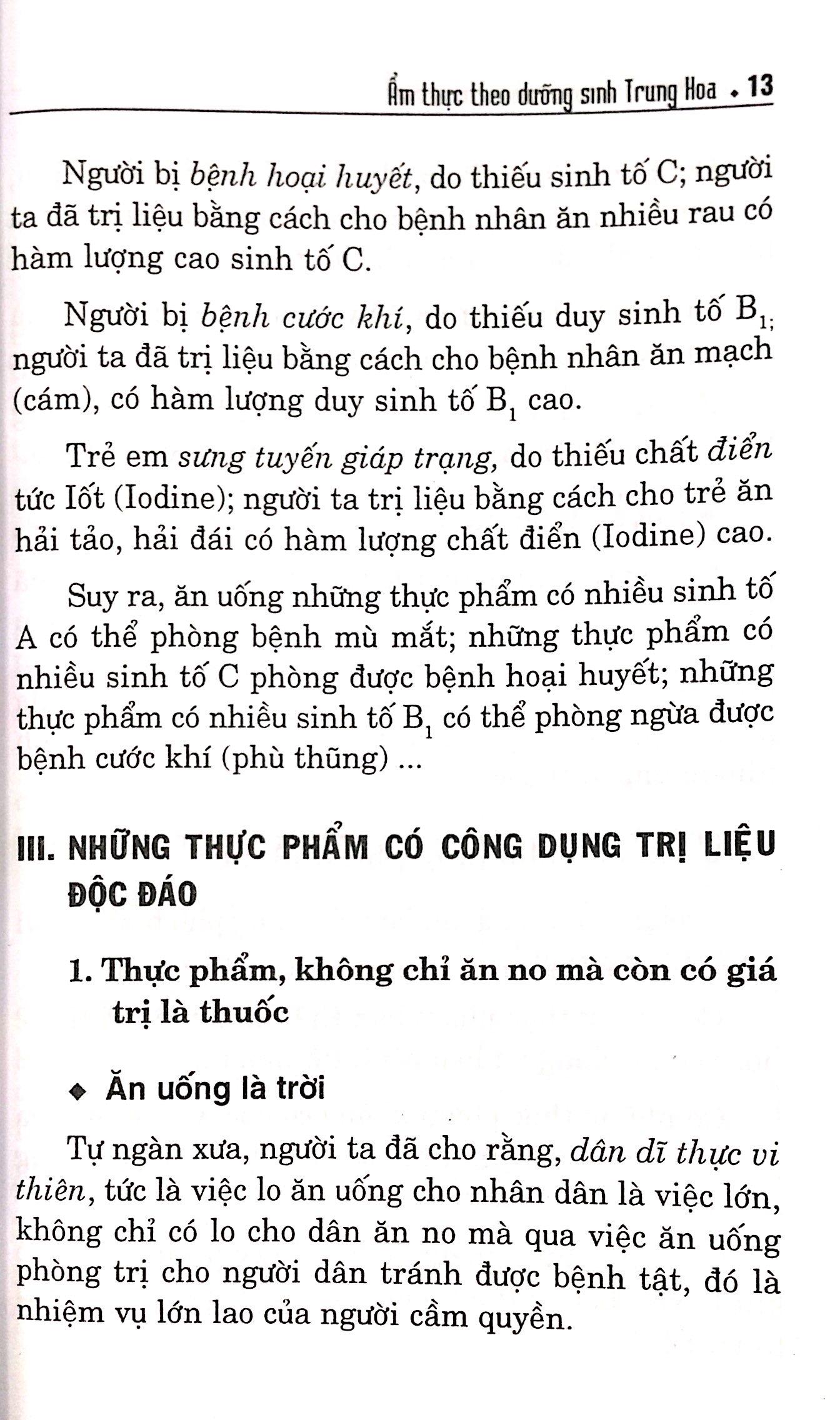 Ẩm Thực Theo Dưỡng Sinh Trung Hoa