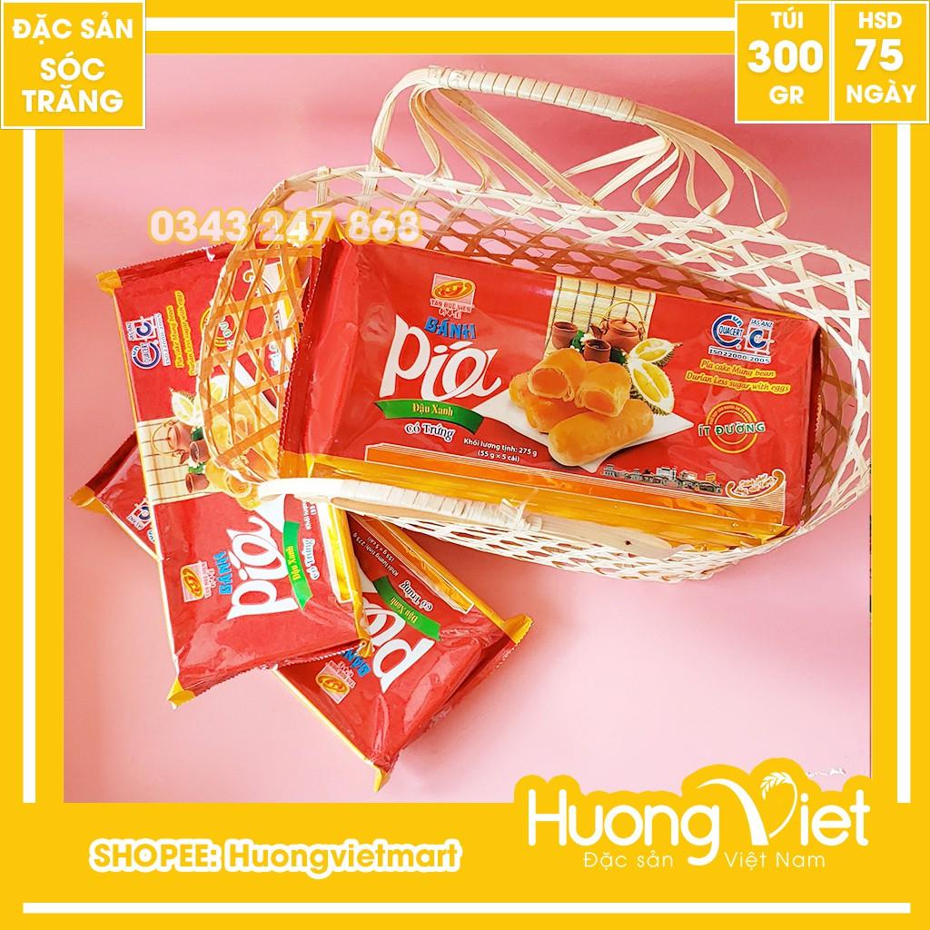 Bánh pía ít đường có trứng muối Tân Huê Viên 300g, bánh pía ít ngọt, dành cho ăn kiêng