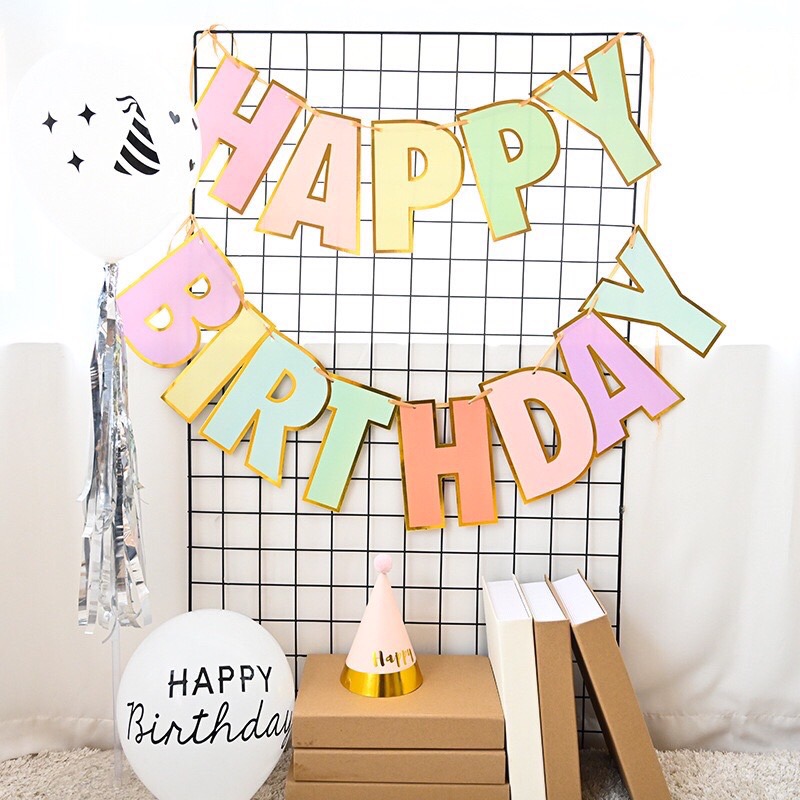 Dây chữ HAPPY BIRTHDAY