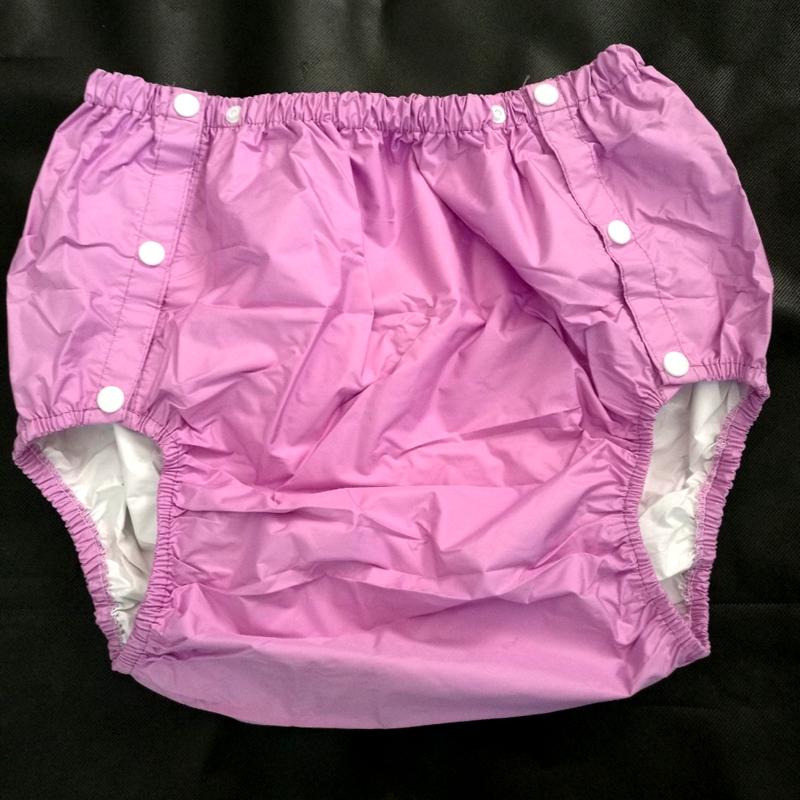 Miễn Phí Vận Chuyển FUUBUU2204-PURPLE-XS SNAP ON Quần Short/Người Cũ Của Tã/Bỉm Chống Thấm Nước Quần Short/Chống Thấm Nước Và Thoáng Khí