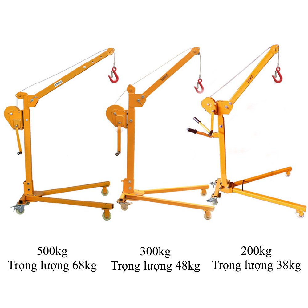 Cẩu Tời Xoay 360 Độ Quay Tay ABG 200KG Dùng Thay Cho Palang Xích Kéo Tay - Hàng Chính Hãng