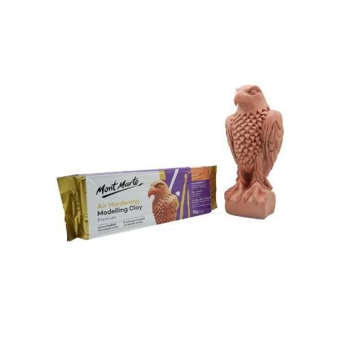 Đất Sét Tạo Mô Hình Mẫu Đúc Khuôn Mont Marte 500G Màu Nâu Ngói - Trường Thịnh Sài Gòn