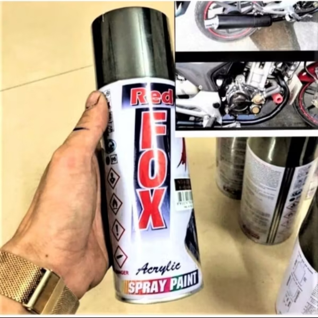 1 CHAI SƠN XỊT ỐNG XÃ XE MÁY ÔTÔ CHỊU NHIỆT ĐEN NHÁM HÀNG CHUẨN