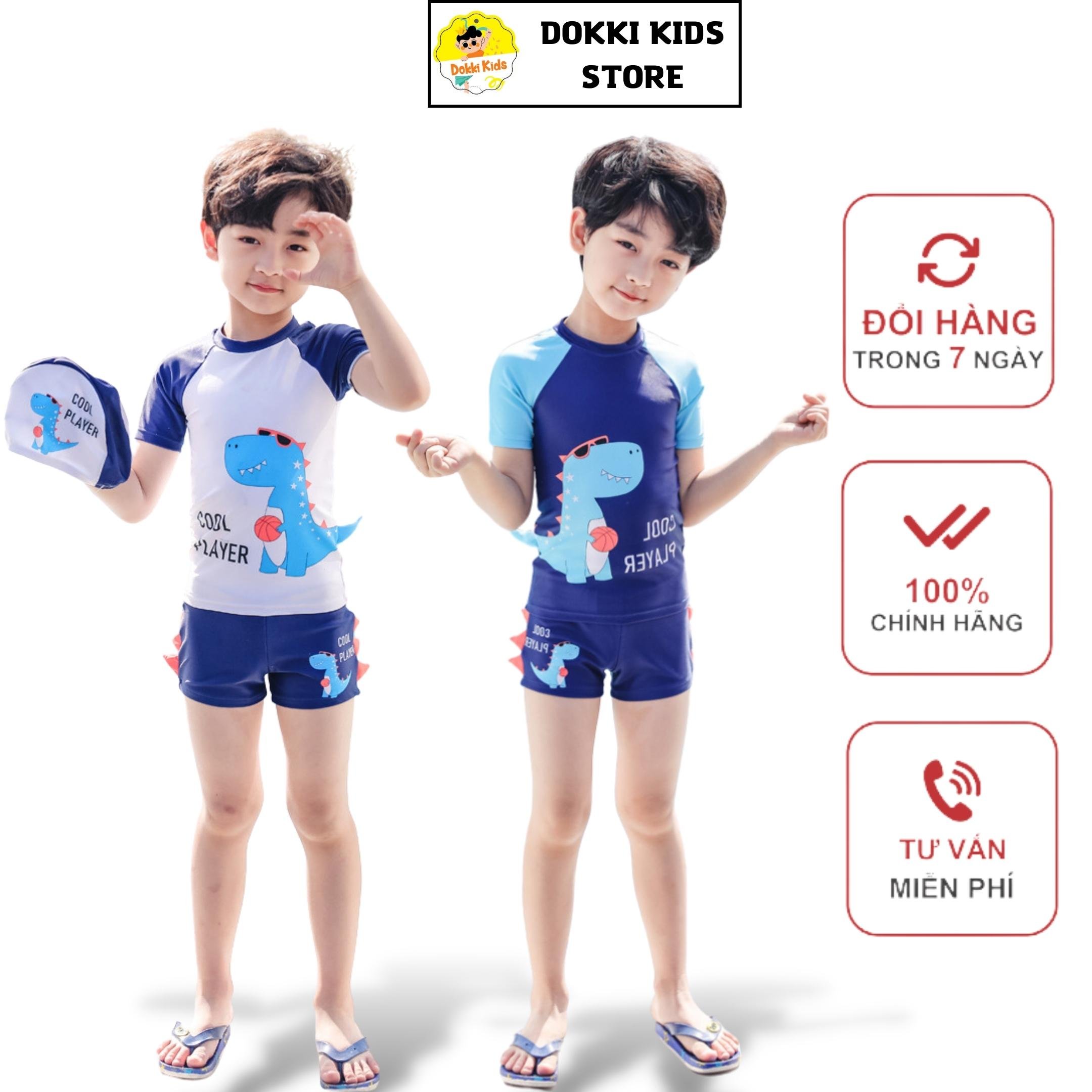 quần và áo bơi trẻ em dokki kids dành cho bé trai mã doki12