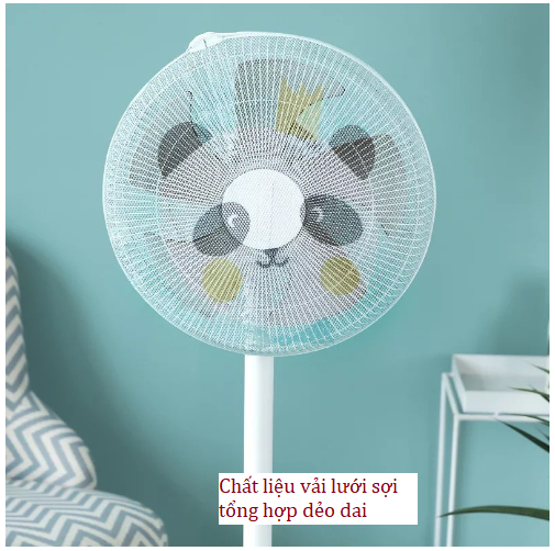 Lưới bọc quạt ngăn bụi bẩn hình thú phù hợp cho nhiều loại quạt - đa năng tiện lợi GD751-BocQuat-nho