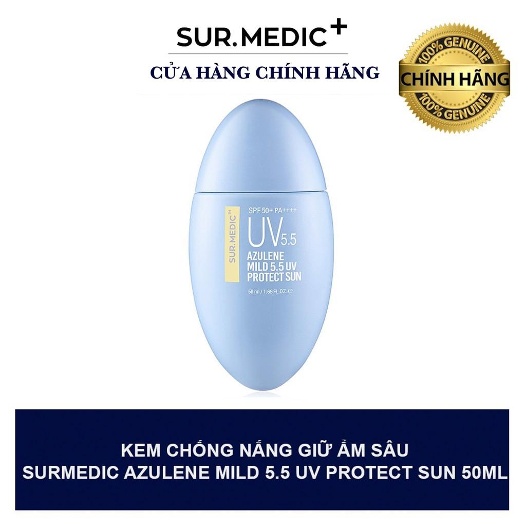 Kem Chống Nắng SURMEDIC Azulene Mild UV SPF50+/PA+++ 50ml