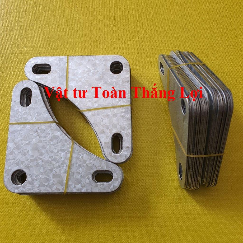 Combo Bát tam giác bắt kệ sắt V lỗ đa năng