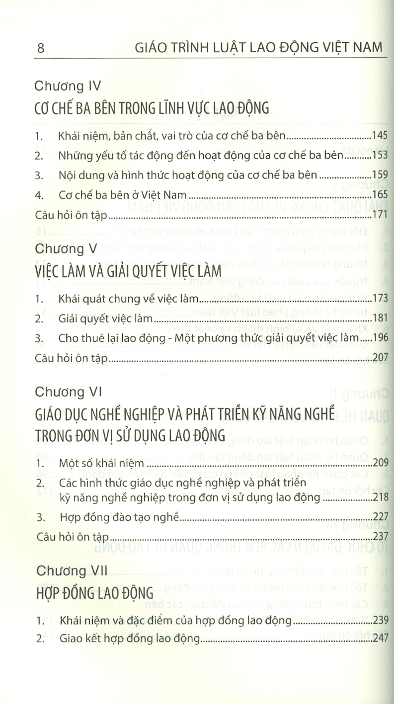 Giáo Trình Luật Lao Động Việt Nam - PGS.TS. Lê Thị Hoài Thu - (bìa mềm)